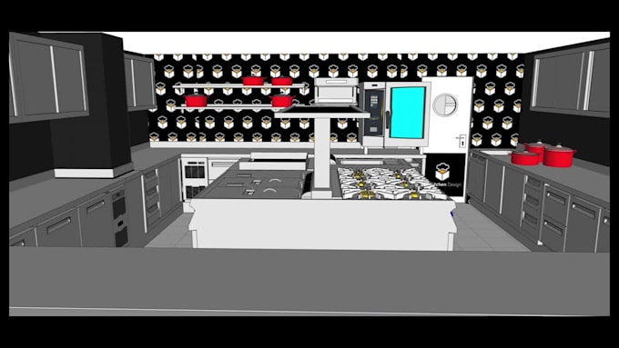 design commercial kitchen and bars