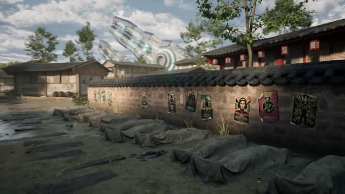 design unity and unreal engine 5 game environment level and terrain design