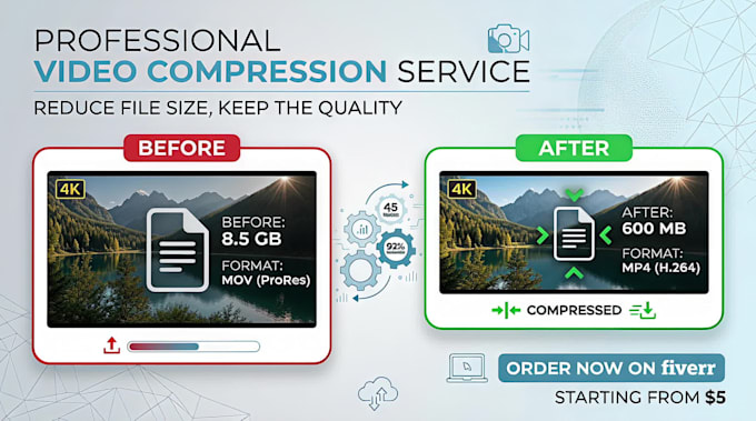 compress video reduce video file size without losing quality
