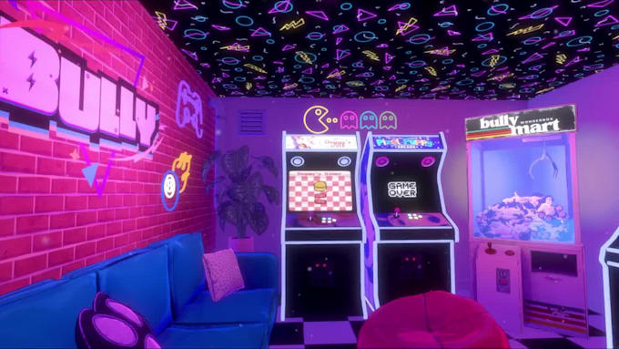 build interactive custom vrchat world, vrc world, 3d background meta vr pc quest