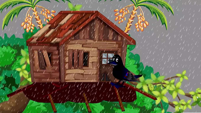 create professional 2d animation and custom backgrounds