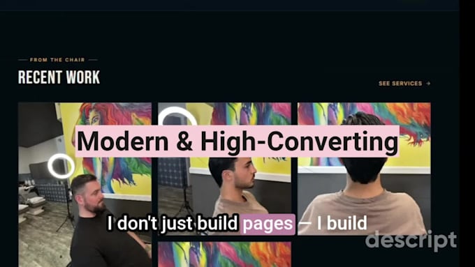 create a high converting website for your local business