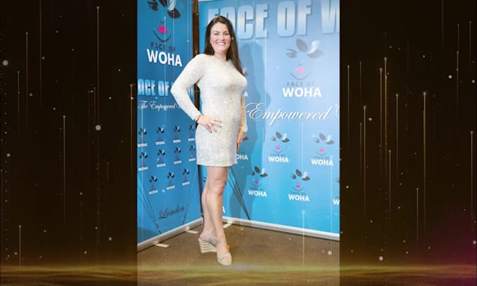 design a premium step and repeat backdrop for events and awards