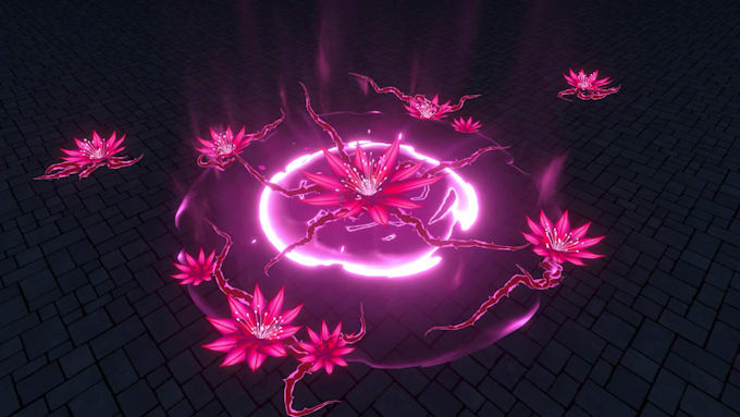 create visual effects for rpg skills, spells and combat in unity