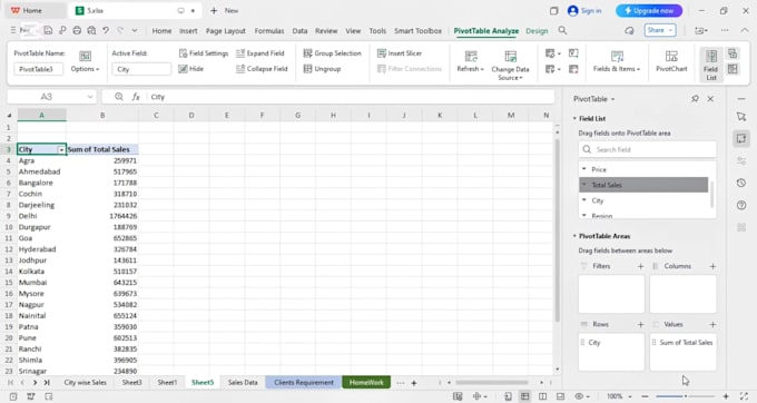 build pivot tables and graphs to summarize large datasets