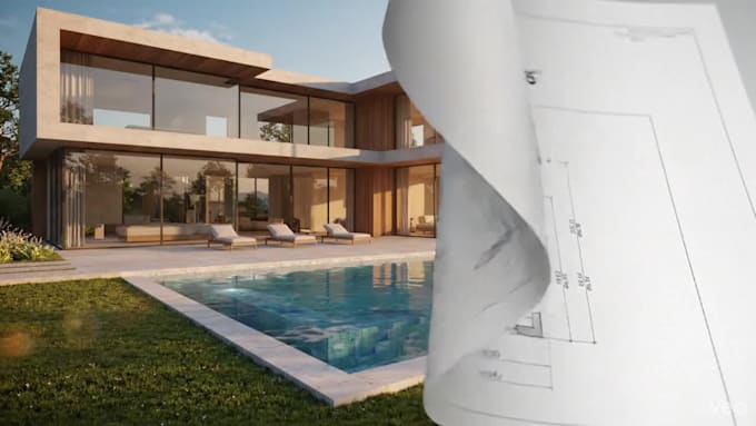 do architectural drawings and 3d visualizations
