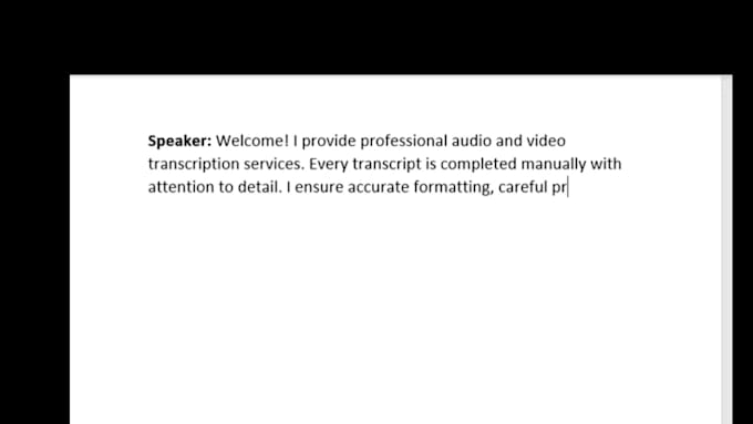 accurately transcribe audio and video to text