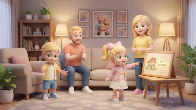 make 3d animated kids nursery rhymes animation