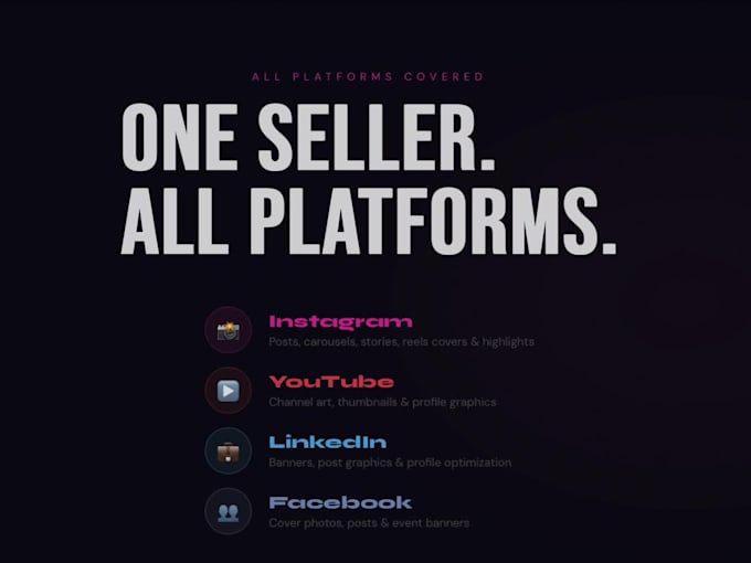 design stunning social media graphics for instagram, youtube, linkedin and more