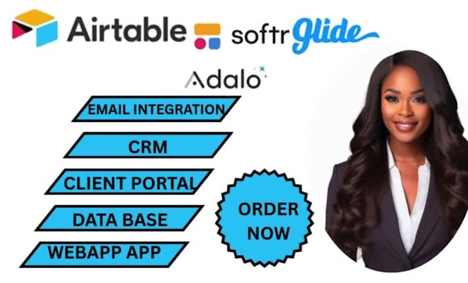 airtable, airtable email integration, airtable softr,softr webapp, airtable crm
