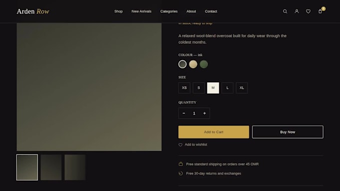design and develop a professional ecommerce website