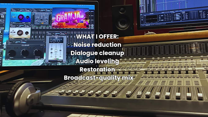 do professional dialogue editing and audio cleanup