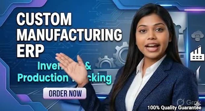 build a manufacturing erp and business management software
