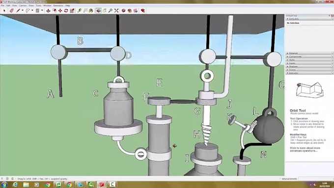 high 3d sketchup modeling