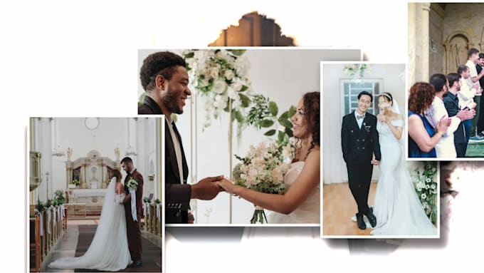 create a cinematic wedding or memorial photo slideshow in 24 hours