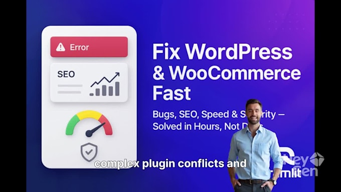 fix wordpress issues and bugs  fast