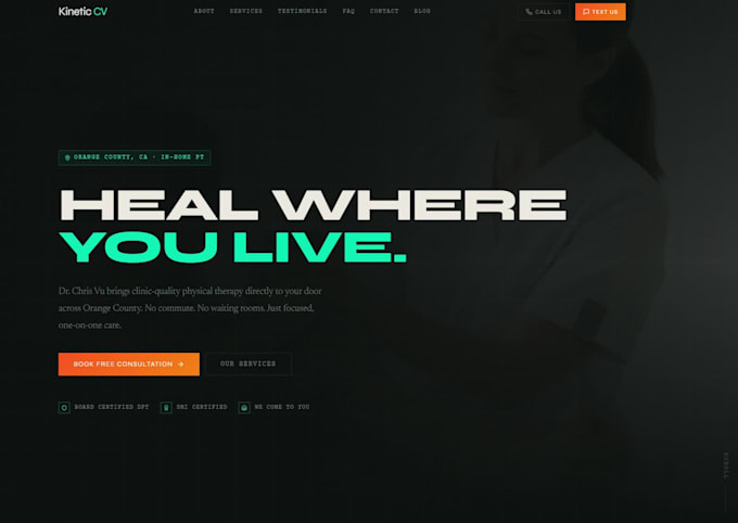 build a custom website that is mobile optimized