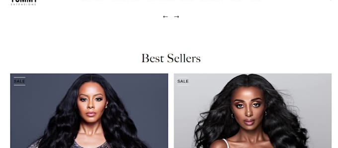 hair extension website hair extension shopify store wix hair extension website