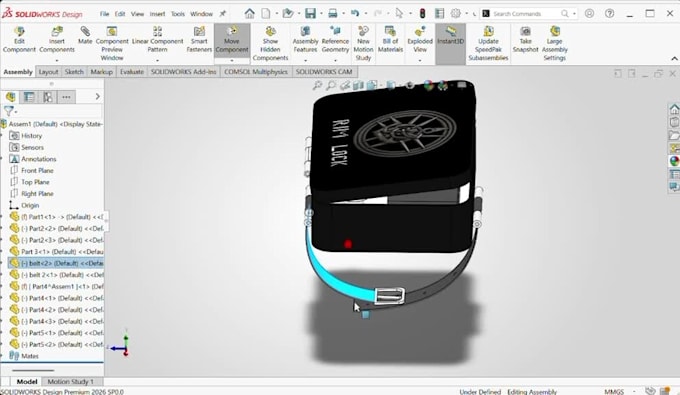 do expert solidworks 3d cad, 2d drawings ,rendering and cad design