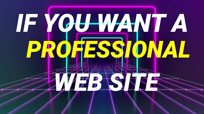 develop a web site