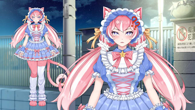 draw live2d model 2d vtuber rigging vtuber model live2d rigging live2d vtuber