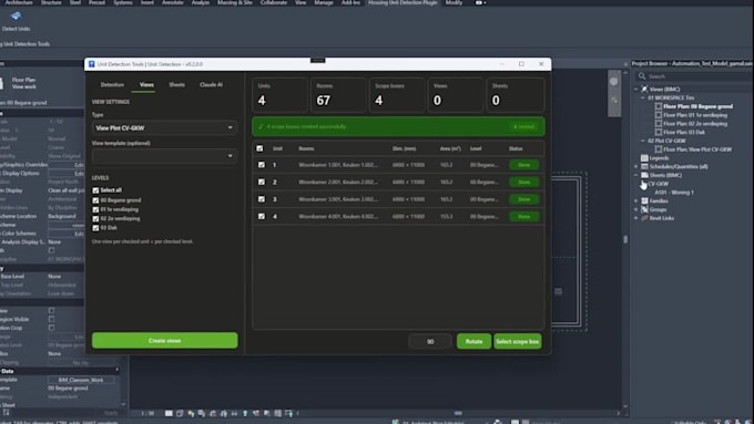 create a revit plugin for scope boxes views sheets and workflow automation