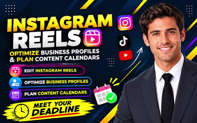 edit instagram reels optimize business profile plan content calenders