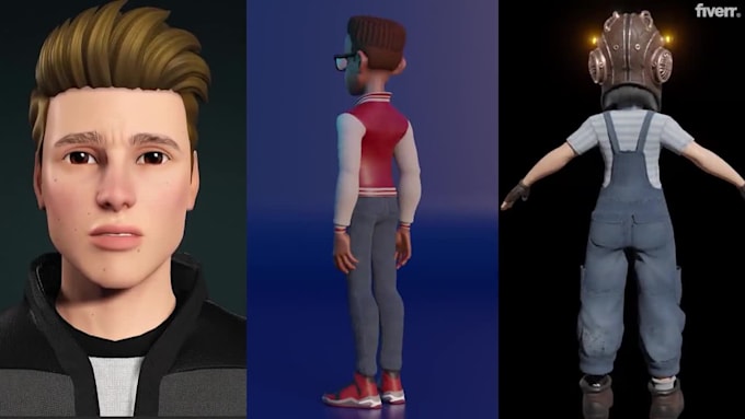 create a custom vrchat furry fursona avatar with rigging and expressions