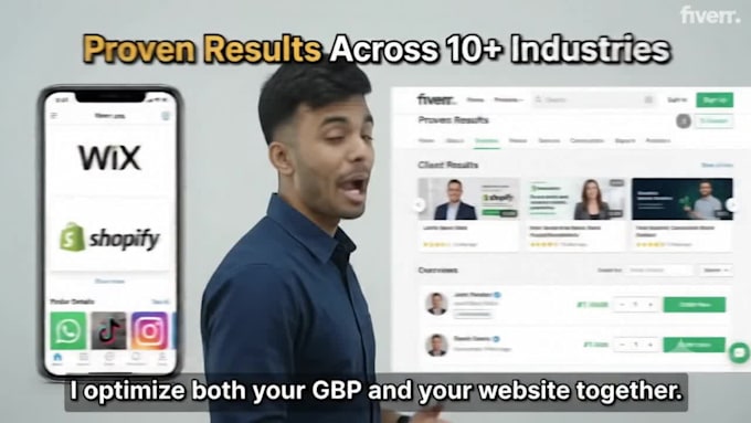 optimize gbp and website for local SEO rankings