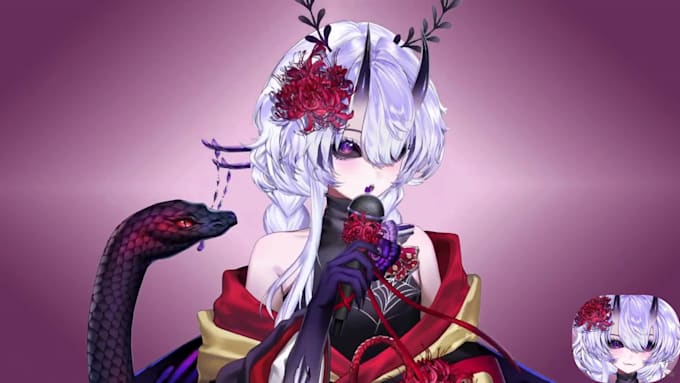 design and rig custom live2d vtuber model in anime style