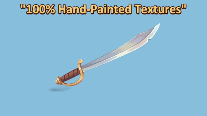 create low poly stylized 3d hand painted game assets