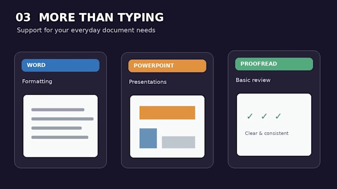 do PDF to word typing and document formatting
