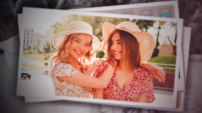 create photo slideshow video, memorial photo slideshow, mitzvah montage