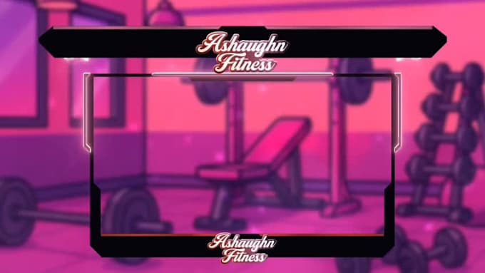 create a professional twitch animated overlay