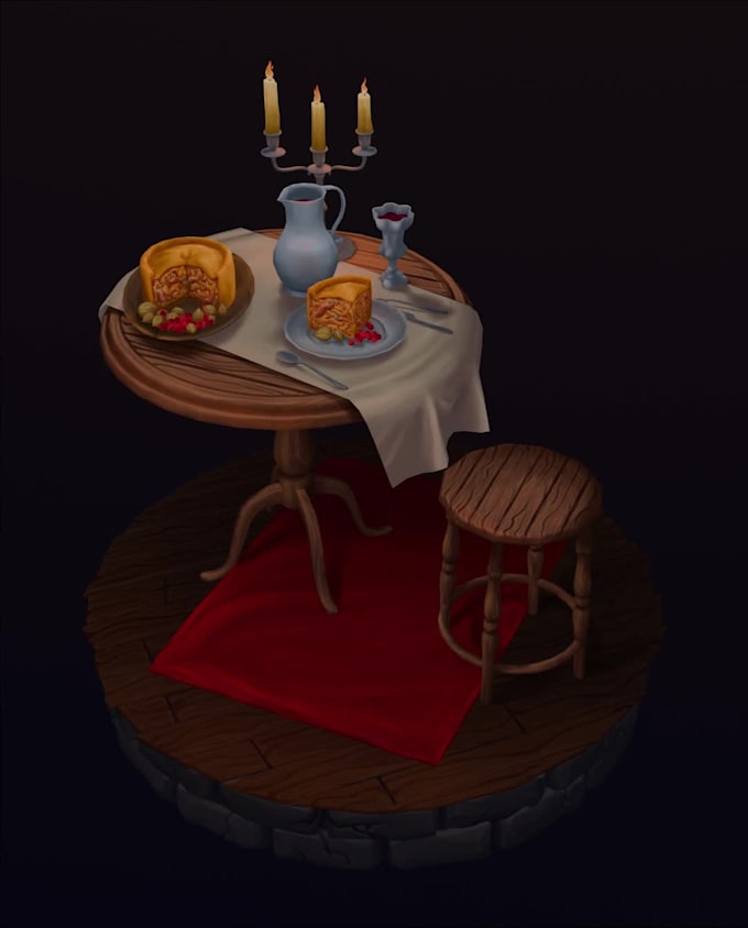 3d environment and prop designs
