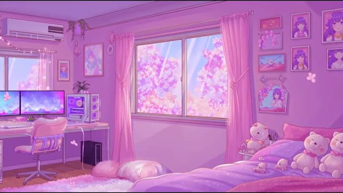 make a custom animated background for your game, twitch, vtube stream overlay