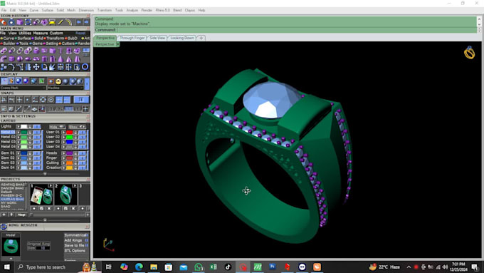 create 3d jewelry models ready for printing