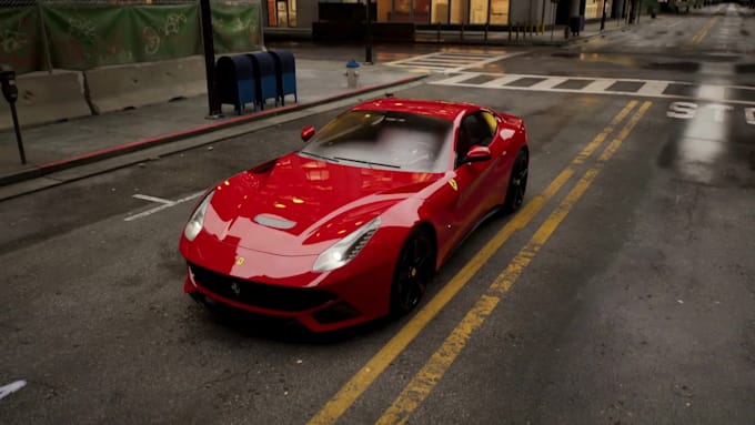 create 3d car modeling, widebody kit, cinematic 3d car animation, car rendering
