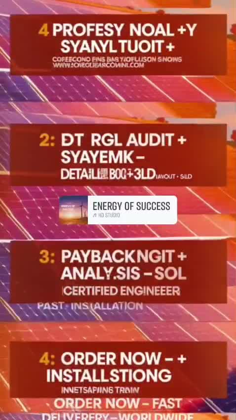 design solar system, energy audit, boq, sld and 3d layout