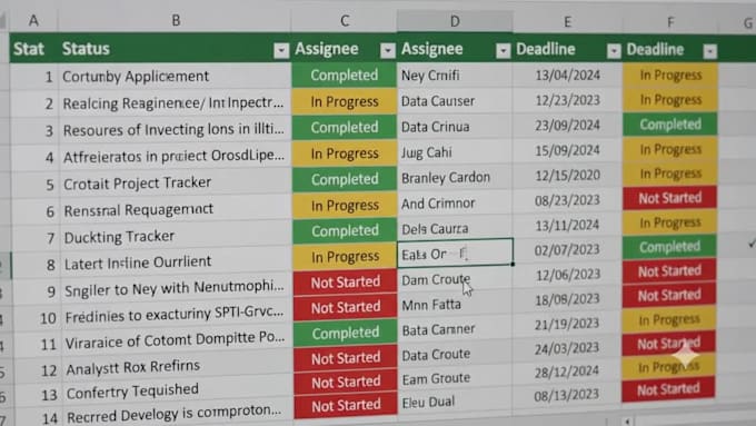create excel dashboards, mis reports, and organize business data