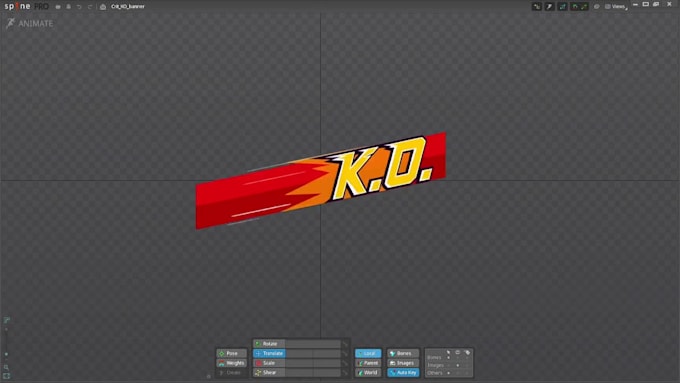 make custom UI puzzle animation 2d spine