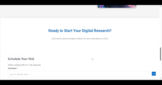 build a professional medical laboratory or clinic website