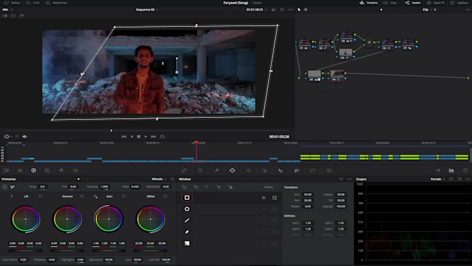 color grade and color correct your video cinematically