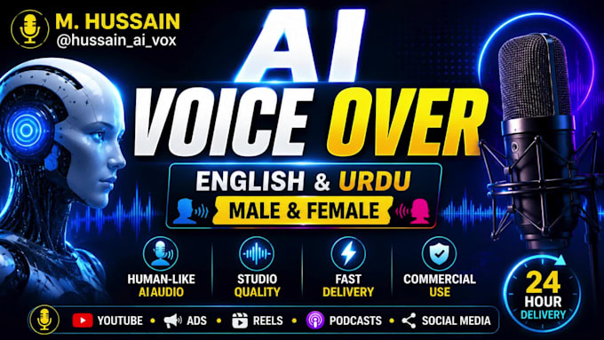 generate professional ai voice over in any language