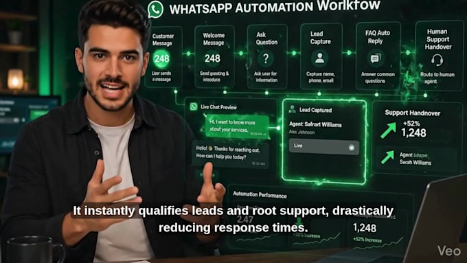 setup whatsapp automation for leads and customer support