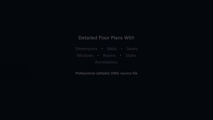create professional 2d autocad floor plans and drawings
