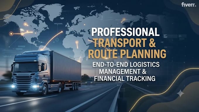 manage your logistics, route planning operations