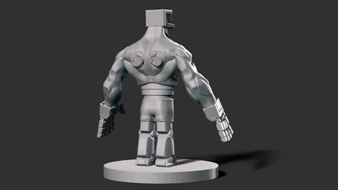 sculpt high quality 3d characters
