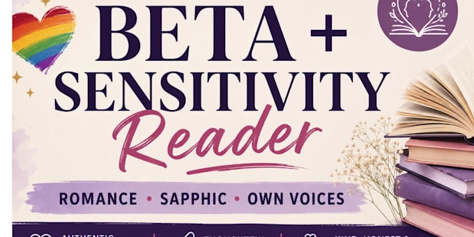 be your lgbtq disability sensitivity reader and romance beta reader