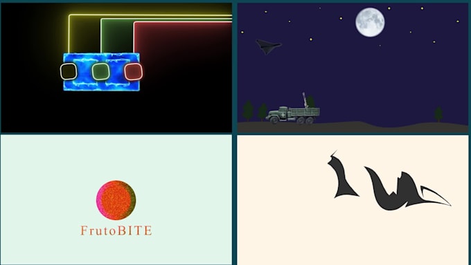 animate your logo with 2d cartoon motion graphics